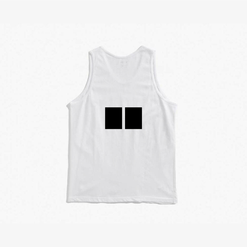 Black Printed Cotton Undershirt + 2-Pack Plain Black Trunks