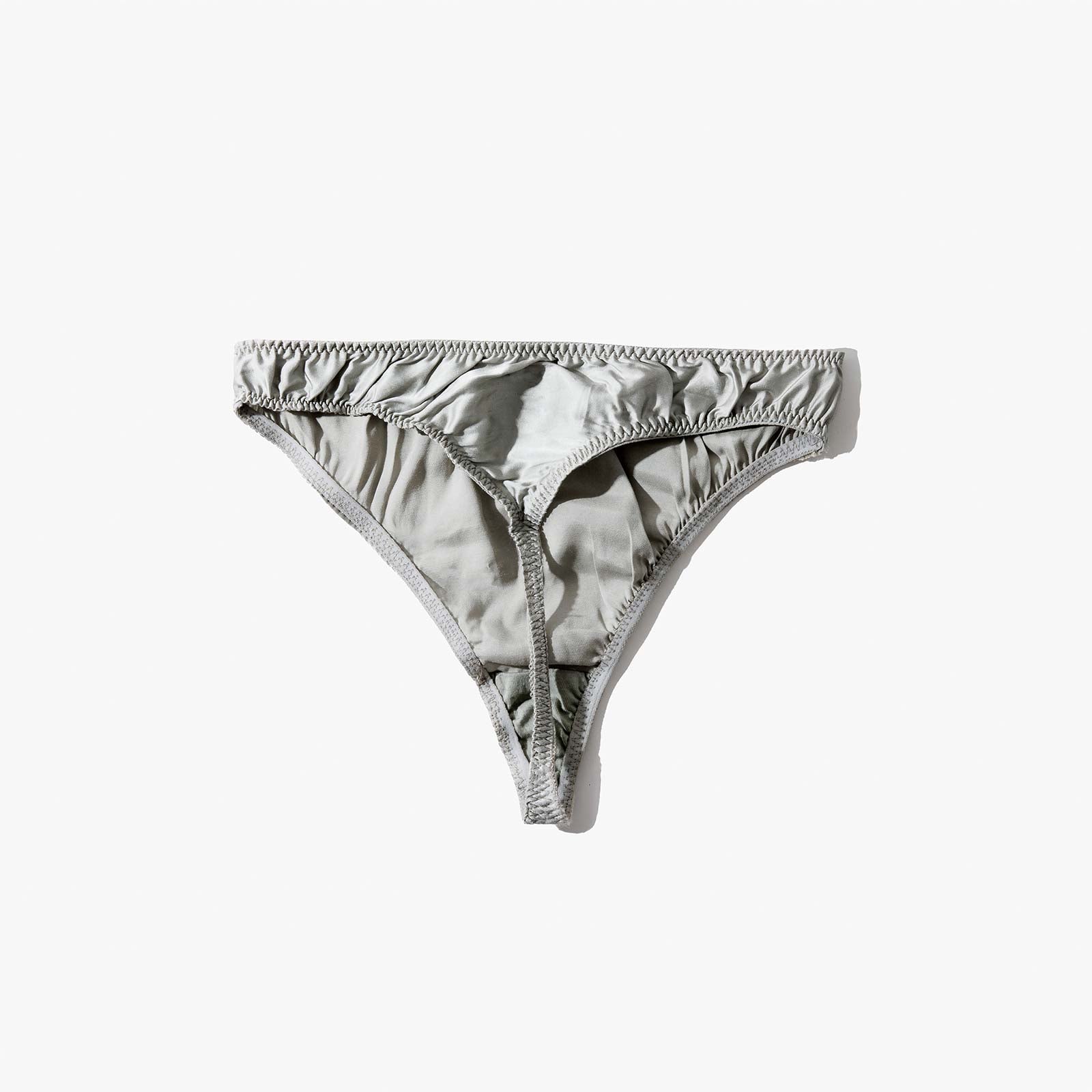 Plain Plant-Based Silk Thong