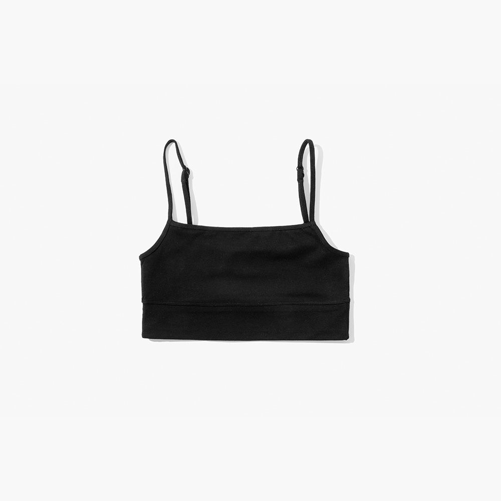 Straight-Neck Bra Top