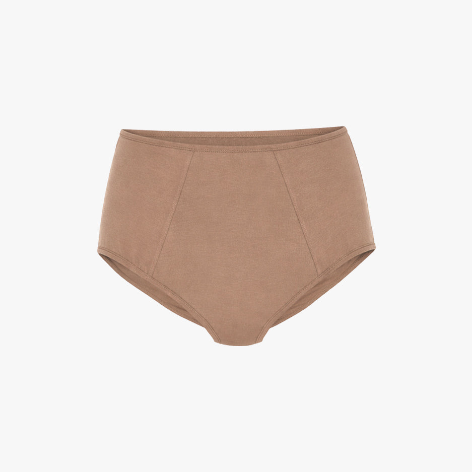 Plain Cotton High-Waist Brief | 3-Pack