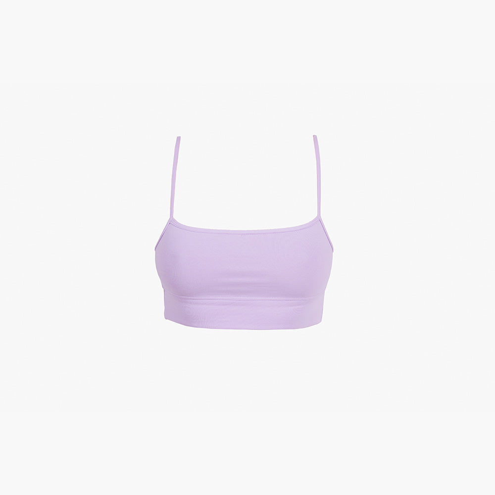 Straight-Neck Bra Top