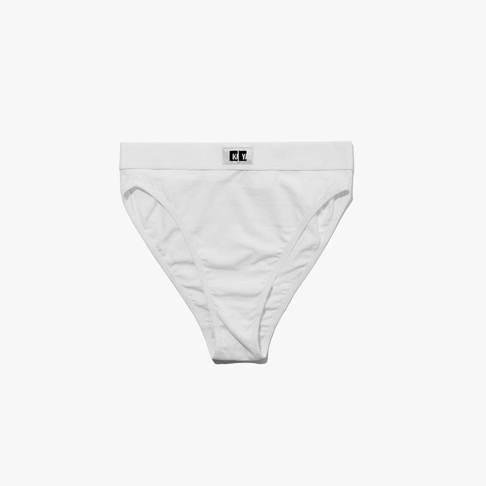 Cotton French Brief + Elastic + Logo