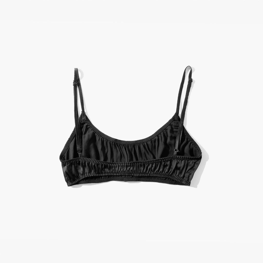Plain Plant-Based Silk Bralette