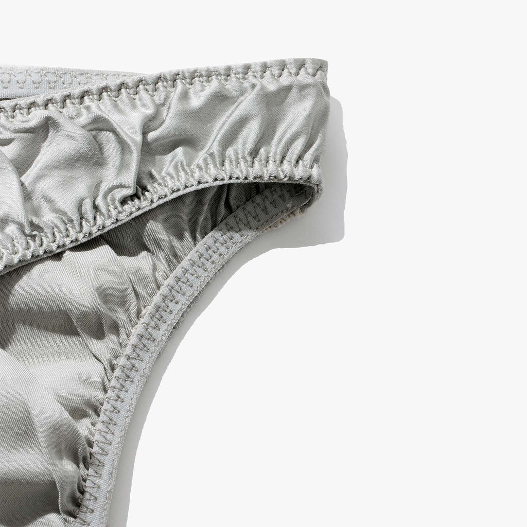 Plain Plant-Based Silk Thong