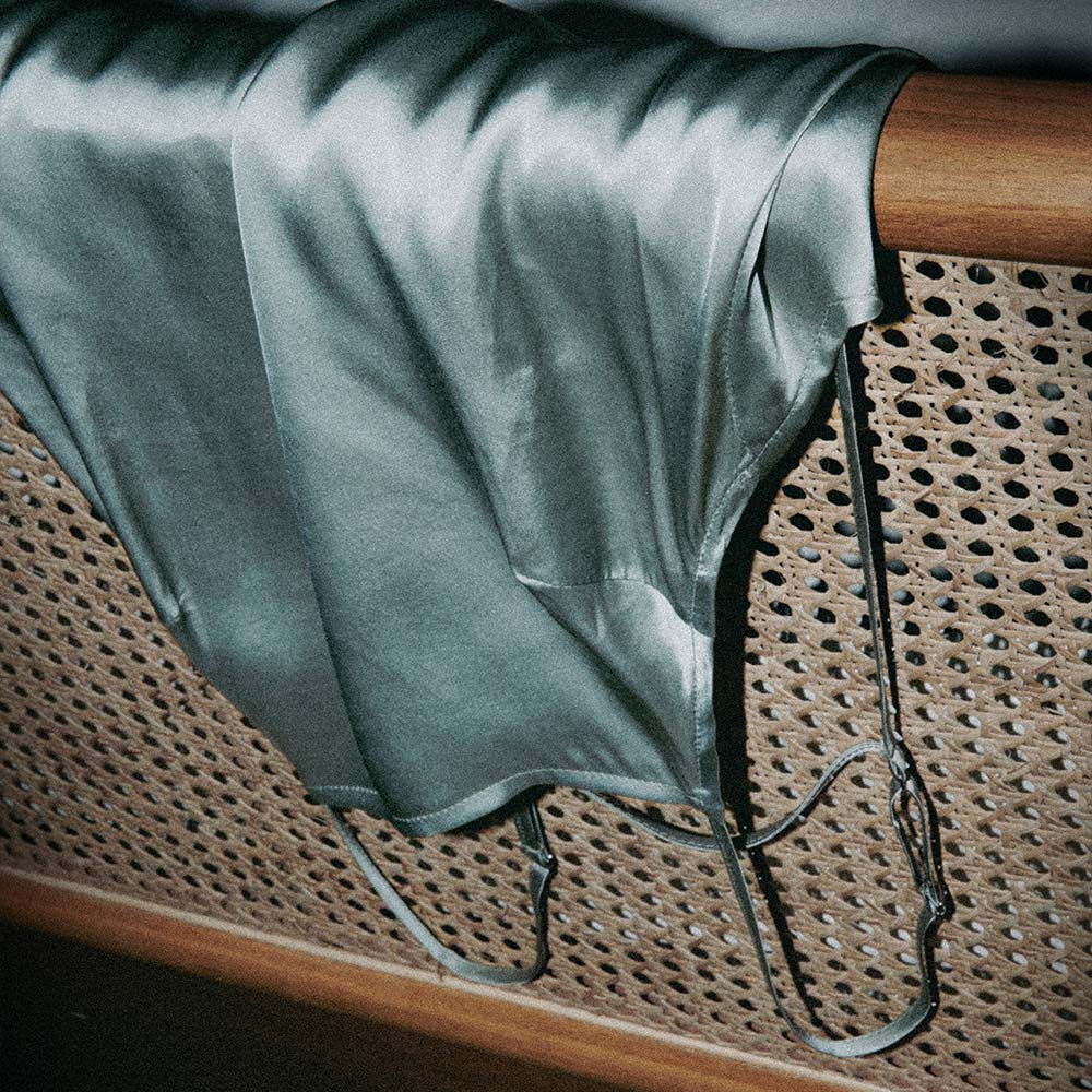 Plain Plant-Based Silk Nightdress