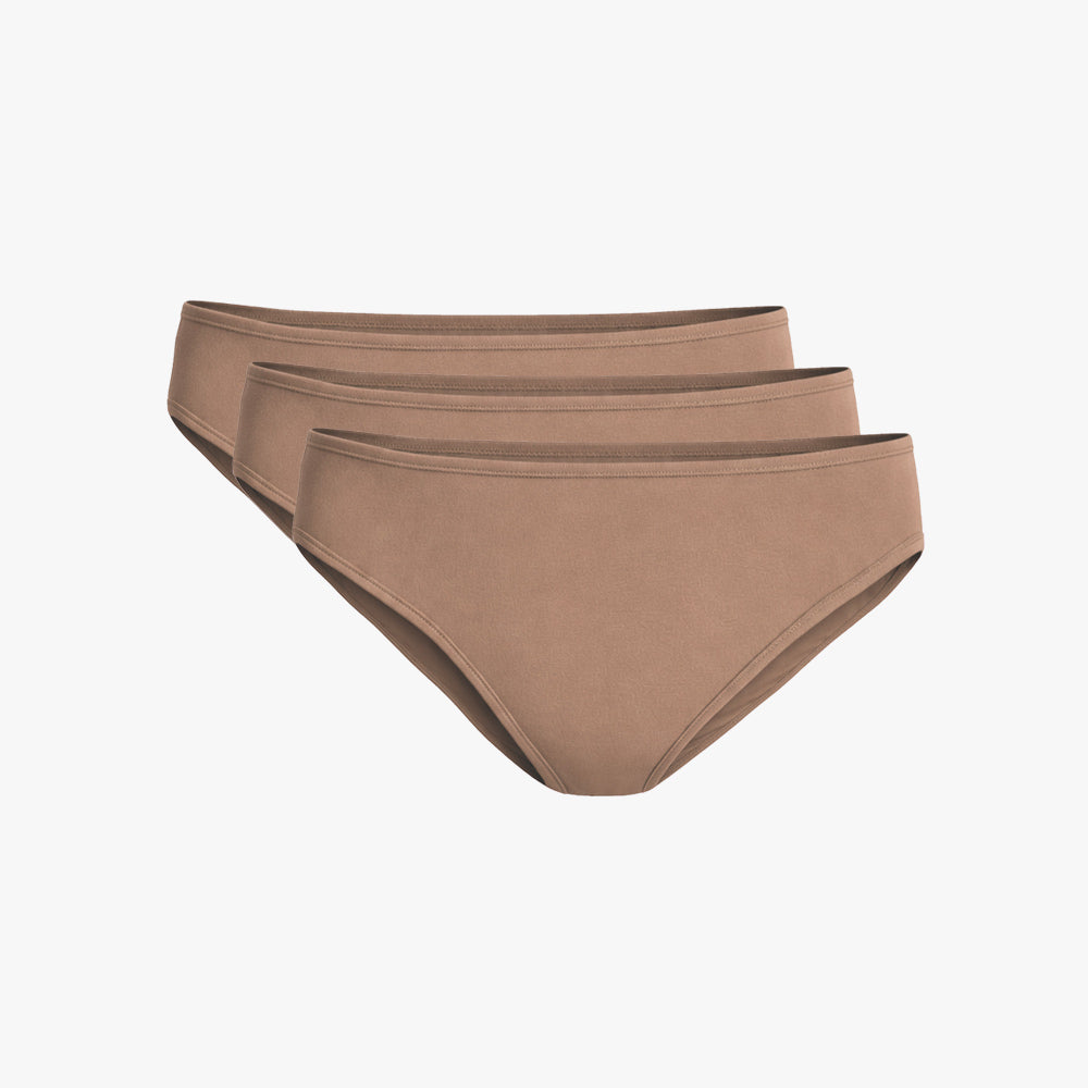 Plain Cotton Bikini Brief | 3-Pack