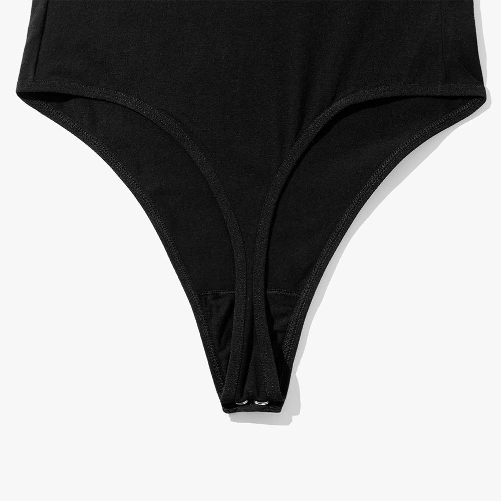 Women's High-Neck Thong Bodysuit