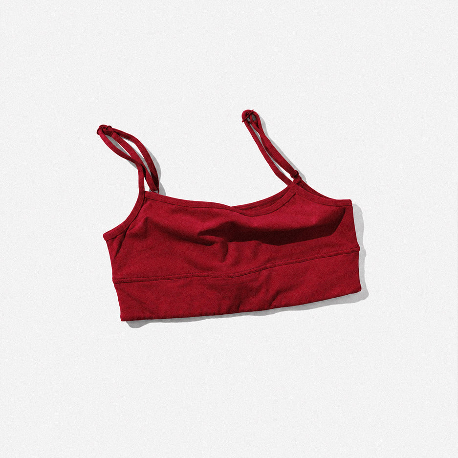 Straight-Neck Bra Top