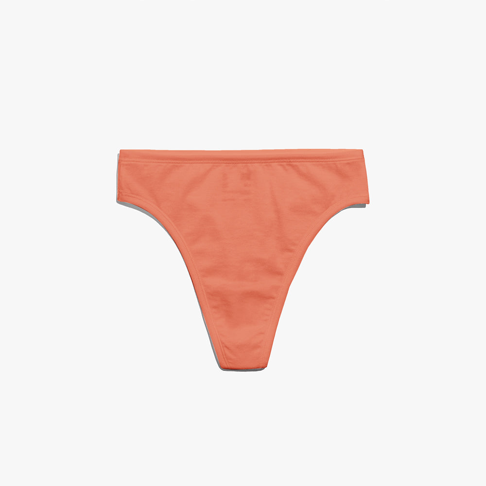Plain Cotton Thong | Three-Pack