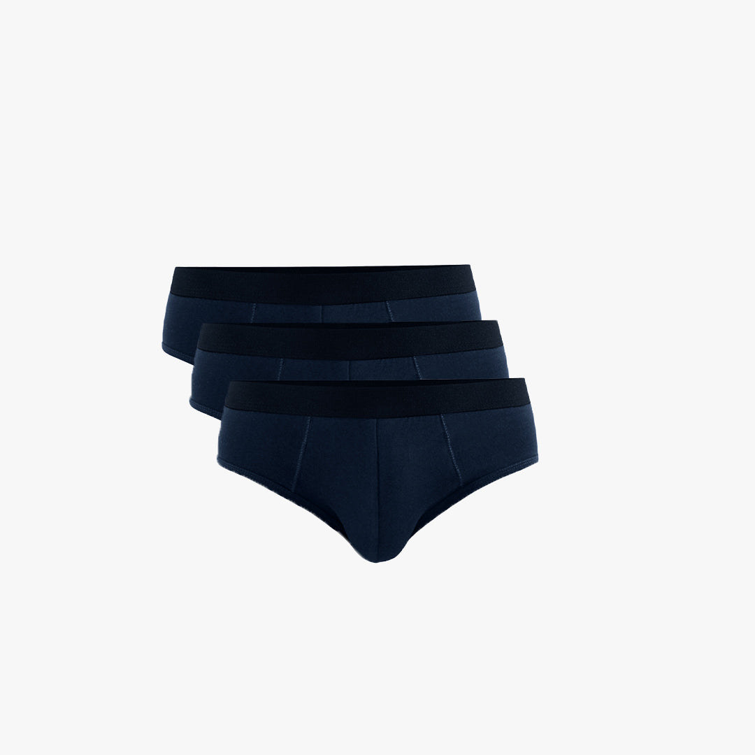 Plain Cotton Brief | 3-Pack Single Color