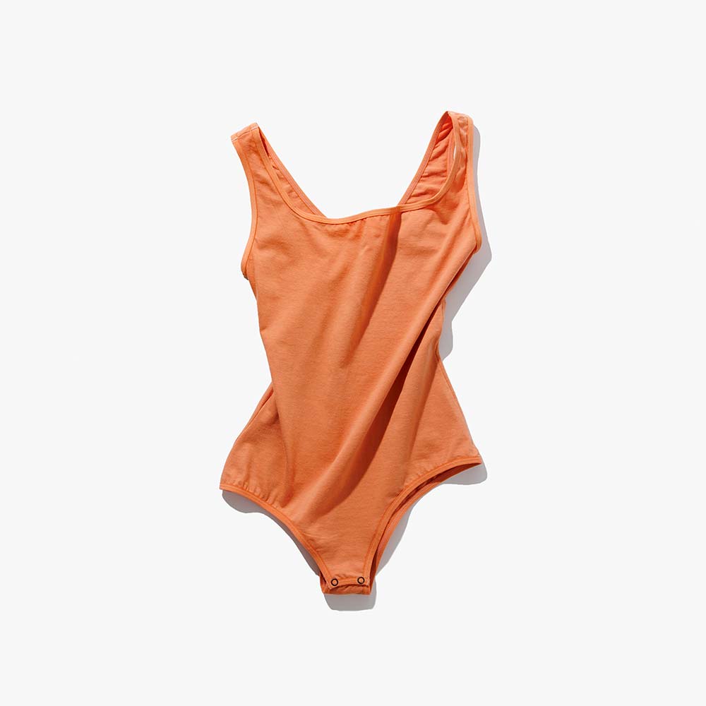 Women's Tank Bodysuit | Slate & Peach