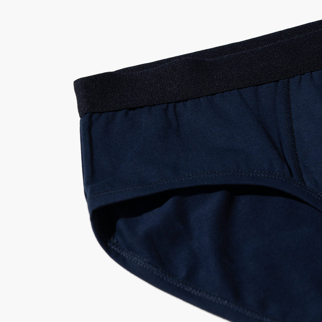 Plain Cotton Brief | 3-Pack Three Colors