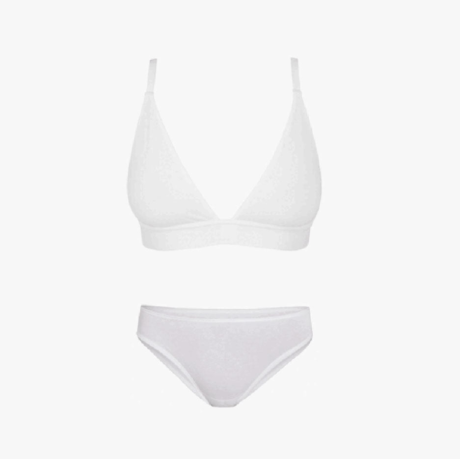 Triangle Bra + Bikini Brief Set
