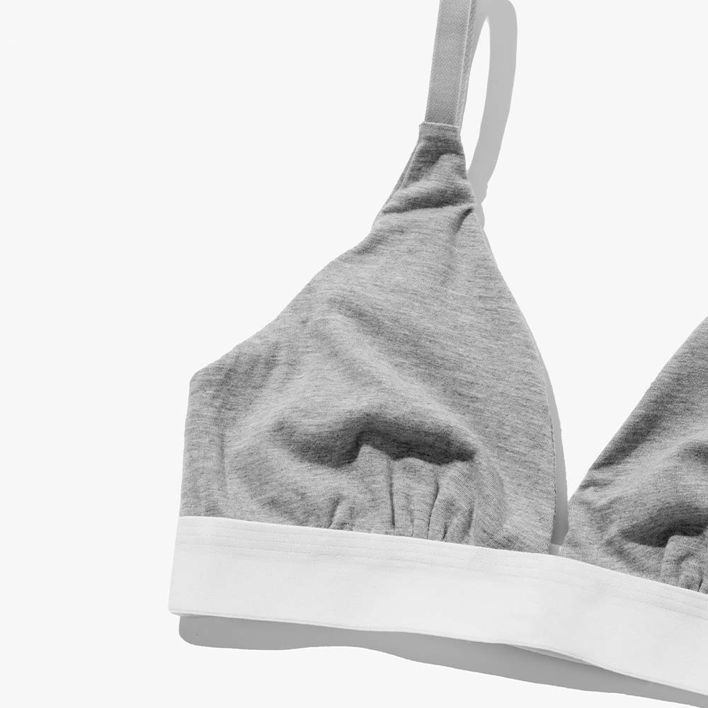 Triangle Bra + Elastic French Brief Set