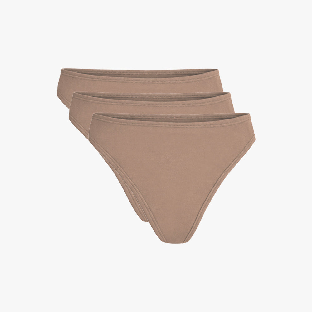 Plain Cotton French Brief | 3-Pack