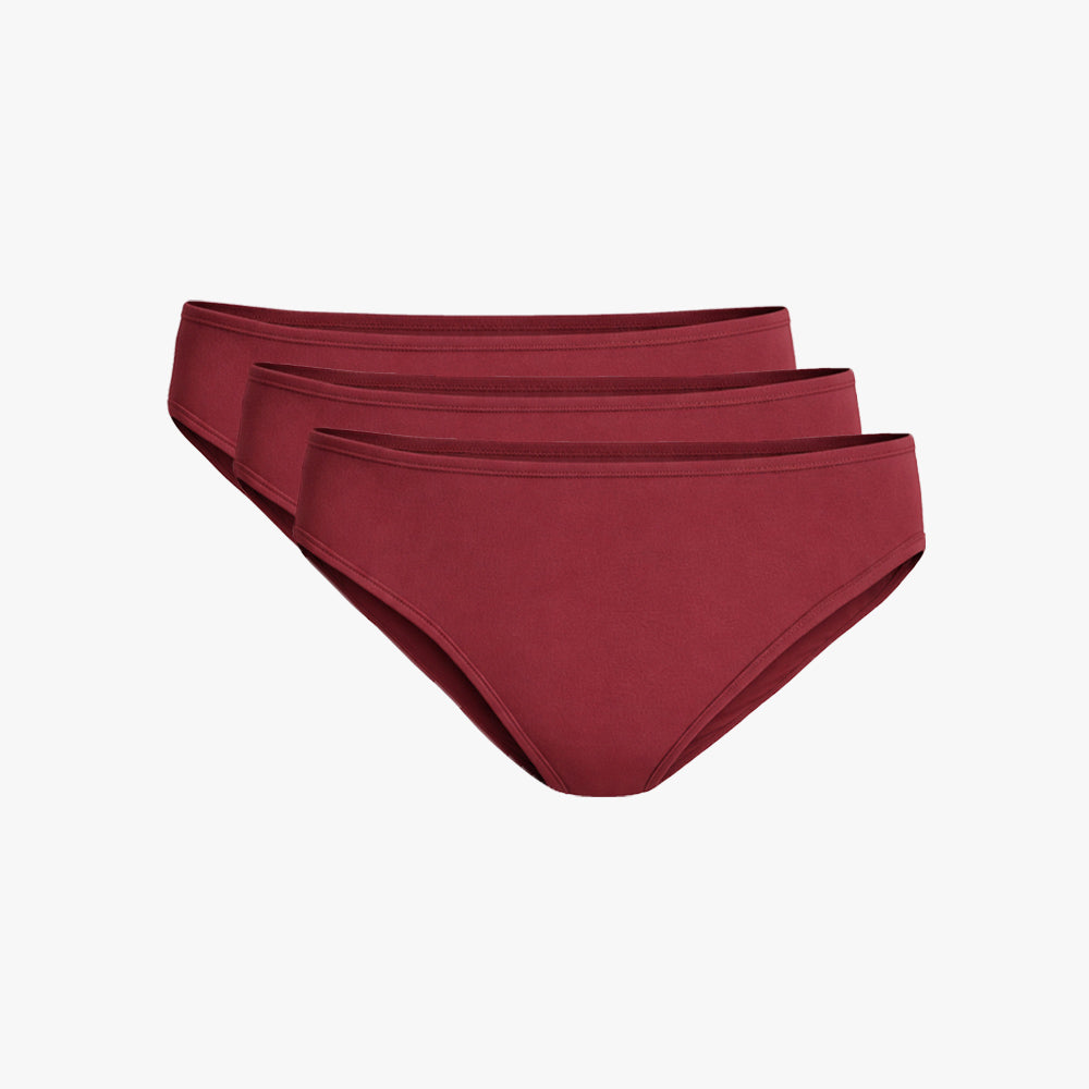 Plain Cotton Bikini Brief | 3-Pack