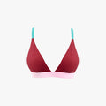 Plain Cotton Triangle Bra | Multicolor