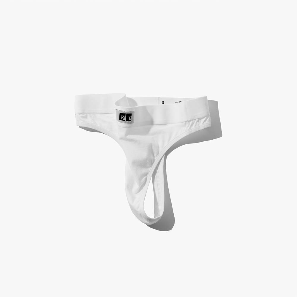 Cotton Thong + Elastic + Logo
