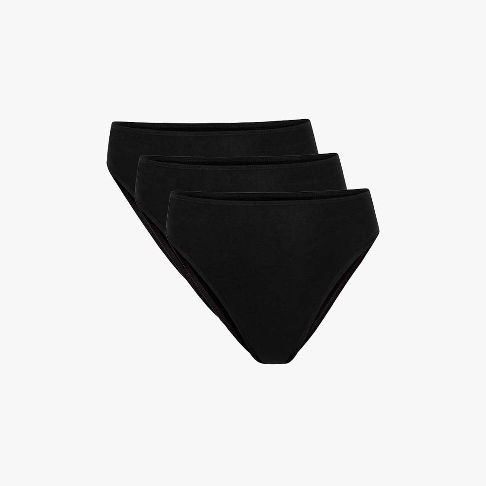 Plain Cotton French Brief | 3-Pack