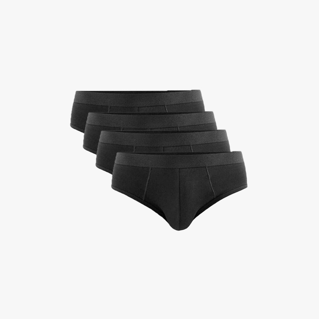 Plain Cotton Brief | 4-Pack Single Color
