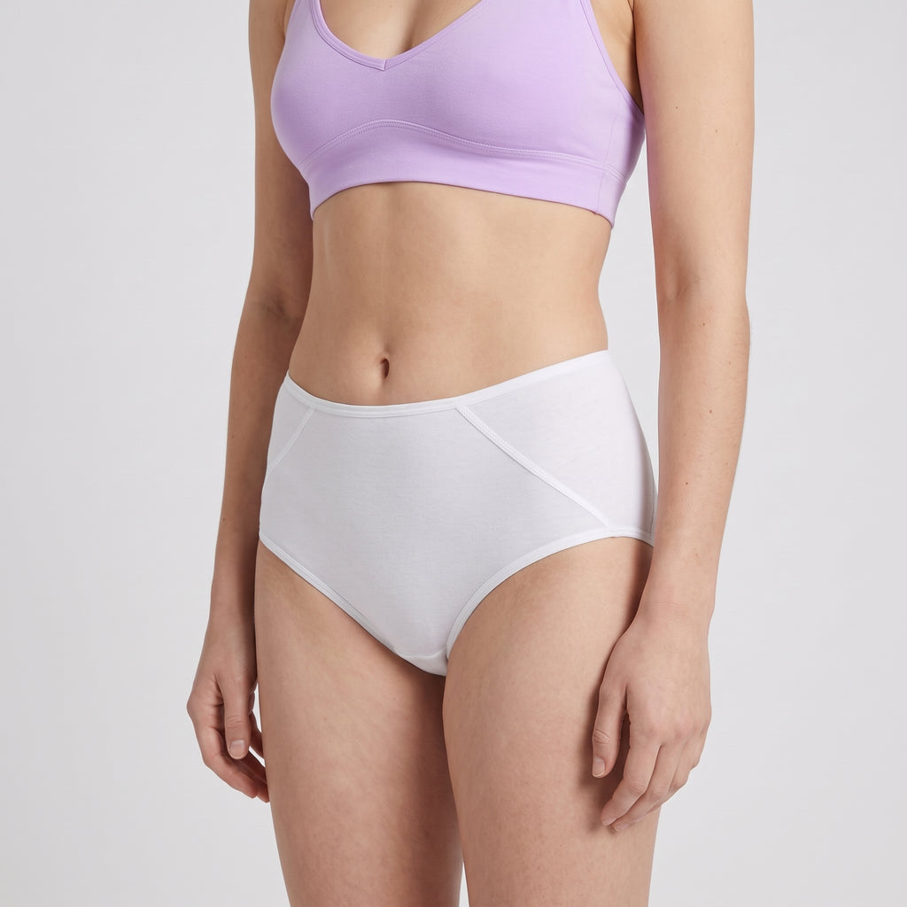 Plain Cotton Boyshort | 3-Pack, worn, close-up