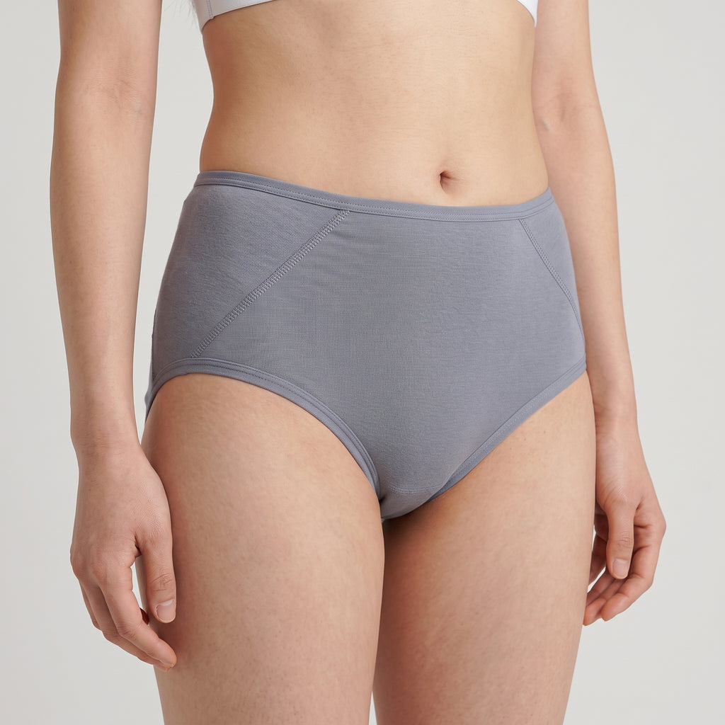 Plain Cotton Boyshort | 3-Pack, worn, close-up, second colourway