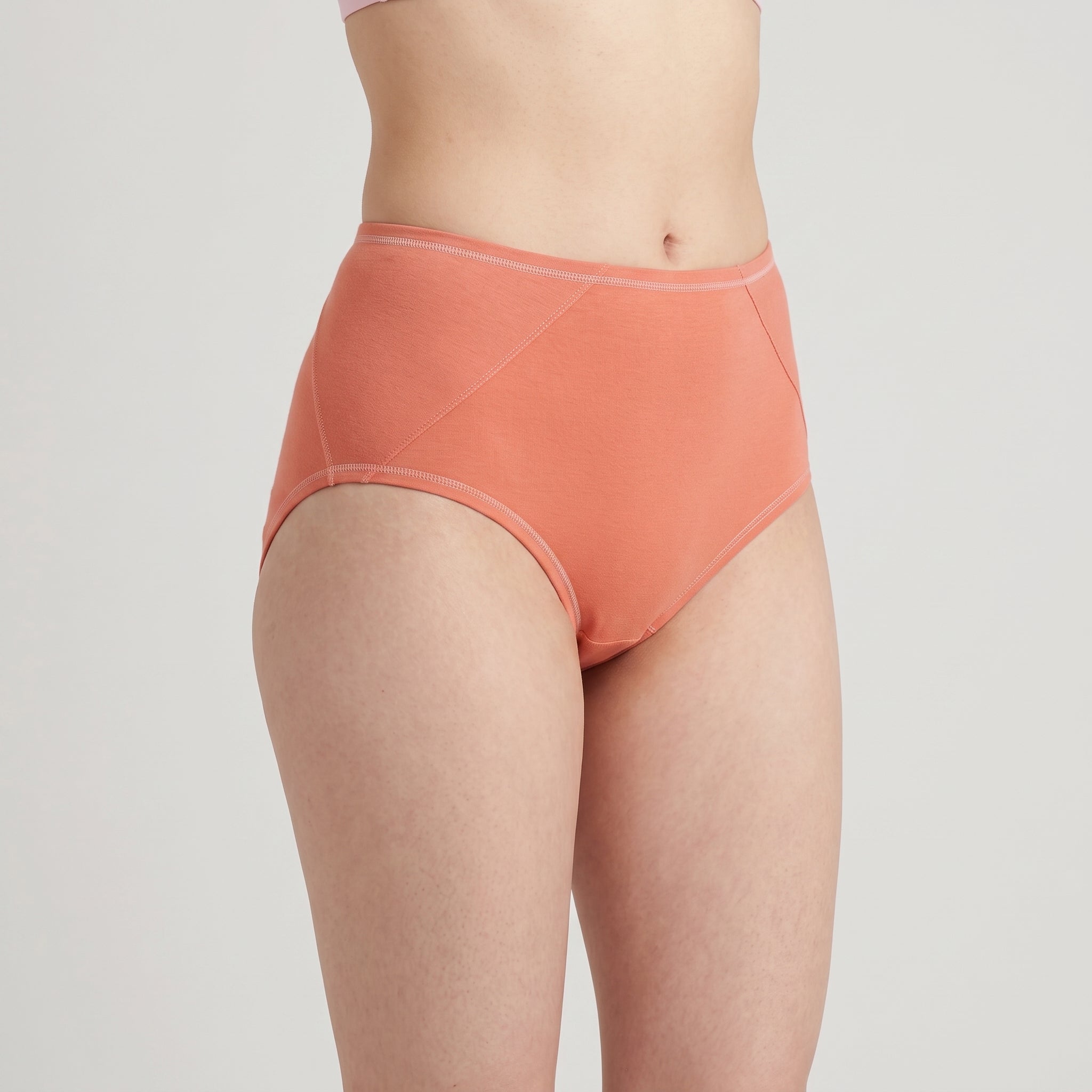 Plain Cotton Boyshort | 3-Pack, worn, close-up