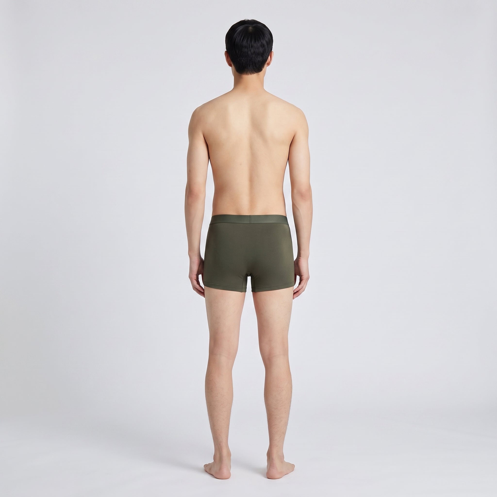 Plain Cotton Trunk | 2-Pack Two Colors, worn, back view