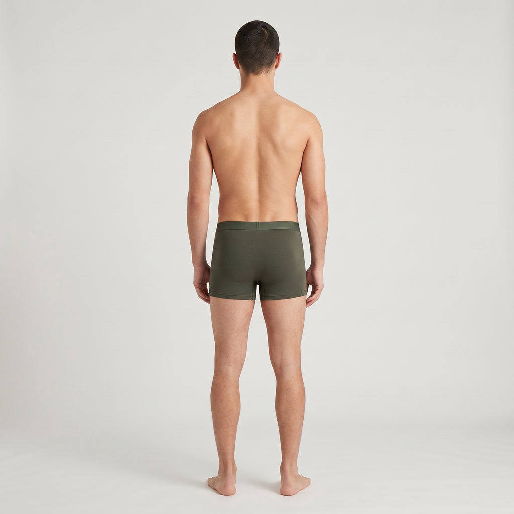 Plain Cotton Trunk | 3-Pack Single Color, worn, back view