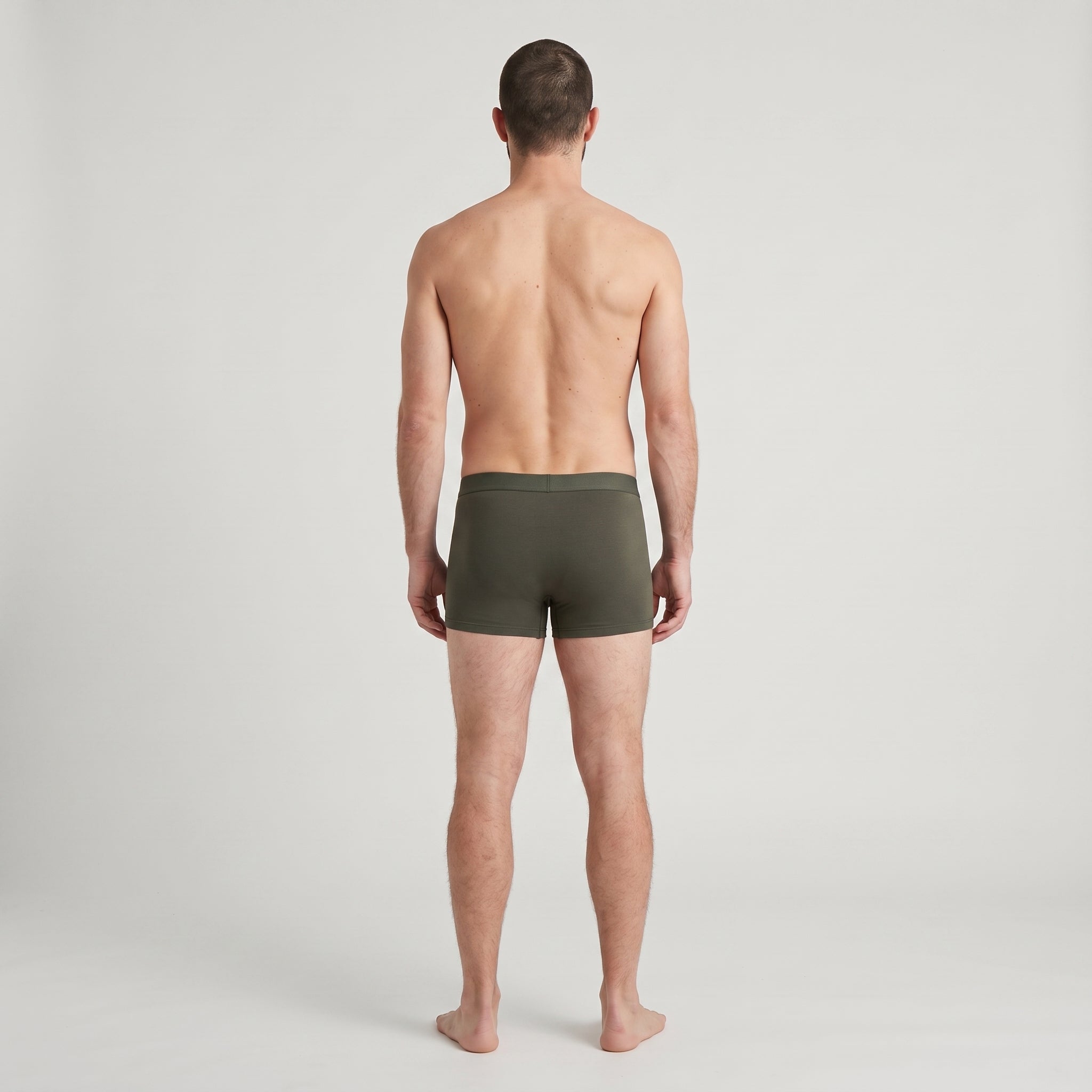 Plain Cotton Trunk | 3-Pack Three Colors, worn, back view